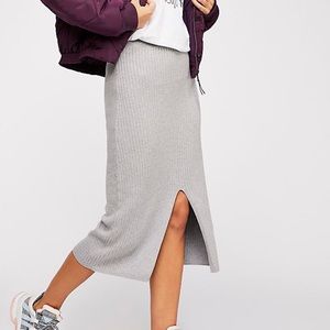 Free People skyline midi skirt